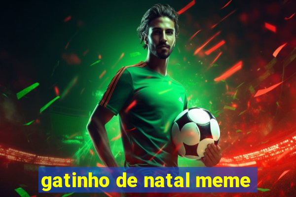 gatinho de natal meme